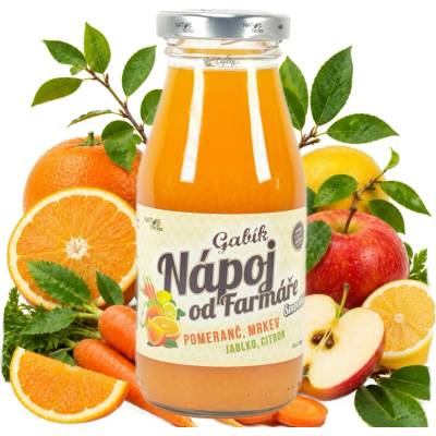 Gabík Nápoj od farmára Pomaranč s mrkvou 200 ml