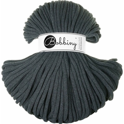Bobbiny Jumbo 8 mm 100 m Charcoal Šňůra