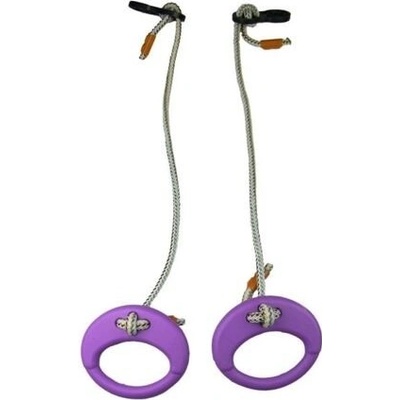 Kruhy na zavěšení varianta fialové