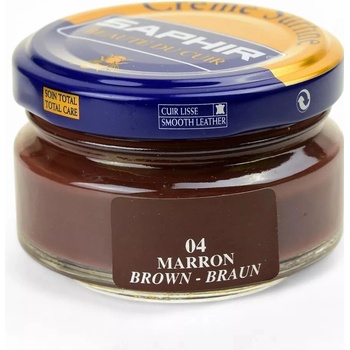 Saphir Krém na topánky 50ml Hnědá