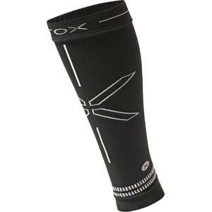 STOX Energy Socks Мъжки чорапи за бягане STOX Energy Socks Running Calf Sleeves Leg warmers - Black / Light Grey - размер 43-47 (EU) (207-2109-0112)
