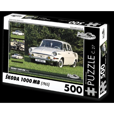 Retro-auta č. 27 Škoda 1000 MB 1965 500 dielov