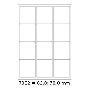 CDRmarket Самозалепващи етикети 66 x 70 mm, 12 етикета, A4, 100 листа (RECO.7002.A)