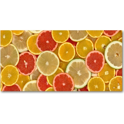 Foto obraz sklo tvrzené citrusové ovocie 100x50 cm