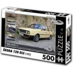 Retro cars - Puzzle Škoda 120 GLS (1982) - 500 piese