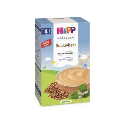 HiPP Инстантна млечна каша с пребиотик Hipp - Елда, 250гр