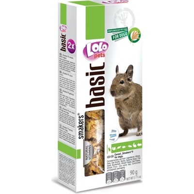 LOLO pets Smakers s cereáliemi osmák degu 2 klasy 90 g