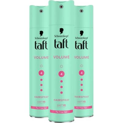 Taft Lak na vlasy pro objem 3x250ml