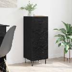 vidaXL Служебен шкаф Черен дъб 34 x 34.5 x 90 см Инженерна дървесина (881551)