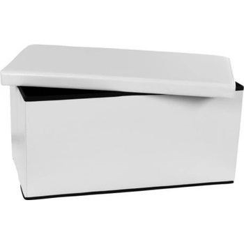 Skládací lavice s úložným prostorem bílá OEM M06130