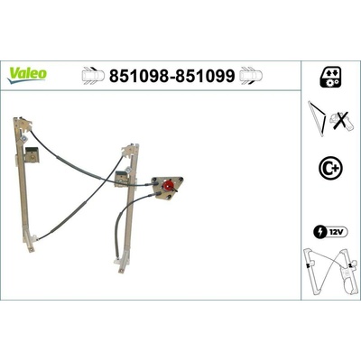 Zvedací zařízení oken VALEO 851098