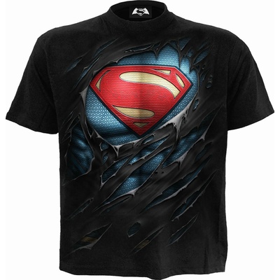 Tričko superman Ripped čierna