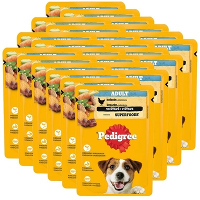 PEDIGREE Adult консерви с пиле и зеленчуци в сос 24 x 100 г