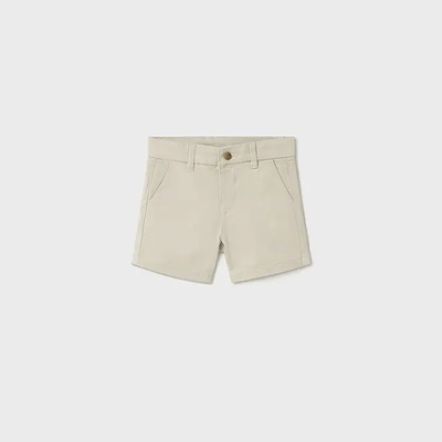 Mayoral Къси панталони памук basic в мръсно бял цвят за мини момче Mayoral