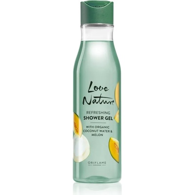 Oriflame Love Nature Coconut Water & Melon освежаващ душ гел 250ml