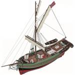 Modell-Tec Изследователска платноходка Gjoa 1: 50 комплект