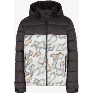 O'Neill Мъжко зимно яке с бяла и черна шарка O'Neill O'RIGINALS PUFFER JACKET O'Neill | Cheren | МЪЖЕ | S