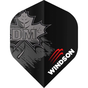 Windson Dark maple leaf черно, сиво, бяло (wd-fl-leaf)