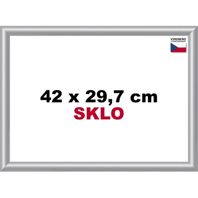 BFHM Plastový rám na puzzle 42x29 7cm A3 strieborný