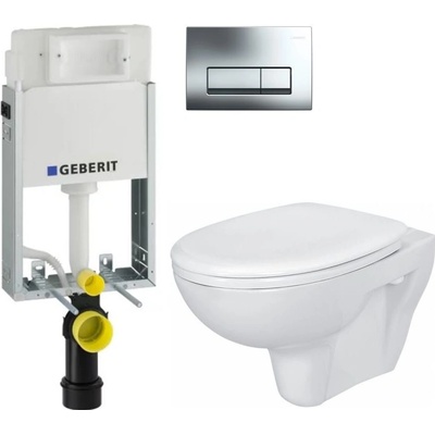 Geberit KOMBIFIX Basic tlačítko DELTA 51 CR PRESIDENT + SEDÁTKO 110.100.00.1 51CR PR1