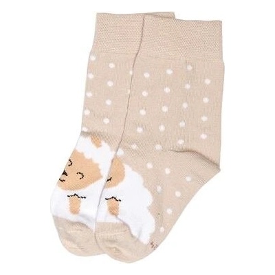 Vlnka Dětské bavlněné ponožky Vlnka ovečka béžová – Sleviste.cz