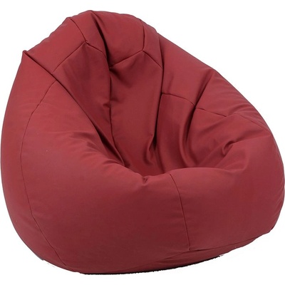 PUFRELAX Пуф, круша, 520л. , Nirvana Gigant - Wine, PU кожа, Пълнеж от Полистиролни перли (PUF-G-NGG-PU-WNE)