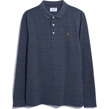 Farah Блуза с яка Farah Men's Long-Sleeve Polo Shirt - Farah Grey
