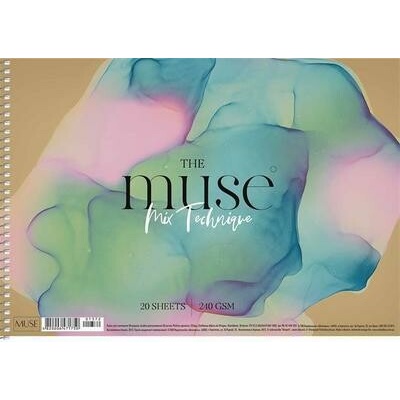 Shkolyaryk MUSE Mix Technique 240g, 20l, A4, spirála naležato