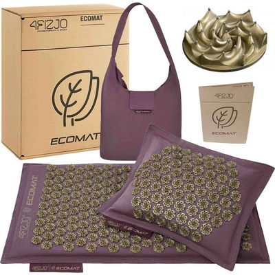 4FIZJO AKUPRESÚRNA ECO PODLOŽKA 68 x 42 cm FIALOVO-ZLATÁ