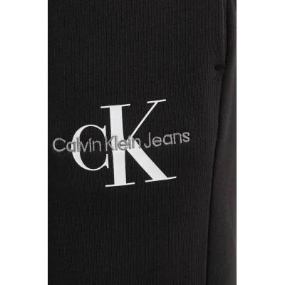 Calvin Klein Jeans Памучен спортен панталон Calvin Klein Jeans в черно с принт J20J225354 (J20J225354)