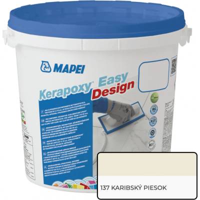 Mapei KERAPOXY EASY DESIGN epoxidová škárovacia hmota, karibský piesok 3 kg karibský piesok 5KB013703