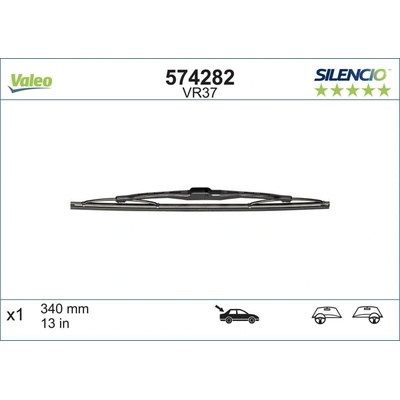 Valeo Silencio Cardboard 340 mm VA 574282