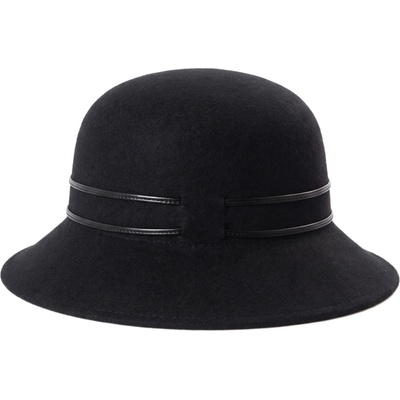 Faustmann cloche dámský vlněný klobouk černý
