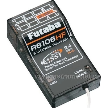 Futaba přijímač 6k R6106HF 2.4GHz FASST HS