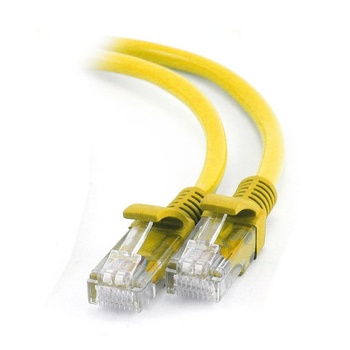 Gembird Кабел UTP Gembird Patch cord cat. 5E, 1.5 м, Жълт (PP12-1.5M/Y)