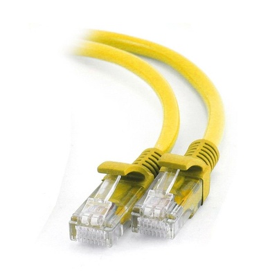 Gembird Кабел UTP Gembird Patch cord cat. 5E, 1.5 м, Жълт (PP12-1.5M/Y)