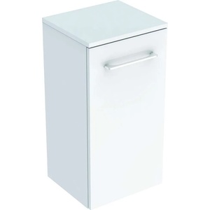 Geberit Selnova Square - Страничен шкаф 65x33x30 см, 1 врата, лъскаво бяло 501.272. 00.1 (501.272.00.1)