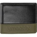 MEATFLY кожена портмоне Eddie Premium Olive / Black Meatfly | Cheren | МЪЖЕ | ЕДИН РАЗМЕР