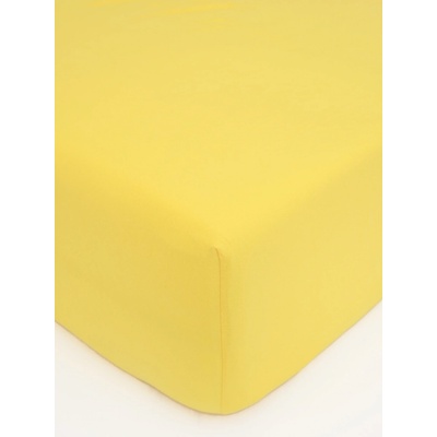 MKLozkoviny.sk Jersey plachta Classic žltá 140x200