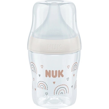 Nuk Стъклено шише NUK Perfect Match - TC, 120 ml, 0 м+, размер S, дъга (10747136)