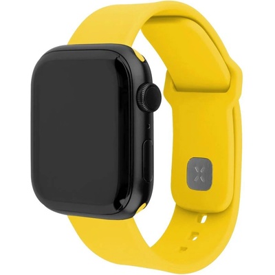FIXED Спортна силиконова каишка за Apple Watch 42/44/45 мм, жълта FIXSST2-434-YL (FIXSST2-434-YL)