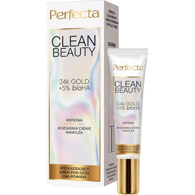 Perfecta Clean Beauty vyhlazující krém na oči a oční víčka 15 ml