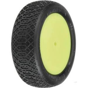 Pro-Line колело 2.2", гума Electron MC 2WD Buggy, диск Velocity H12 жълт - преден (2)