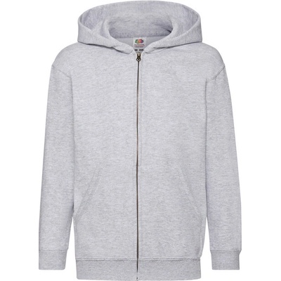 Dětská mikina s kapucí Classic Kids Jacket světle šedý melír