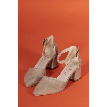 Image 1 of Riccon Дамски обувки от велур 0012380 - Бежови #325965 (325965_Бежов)