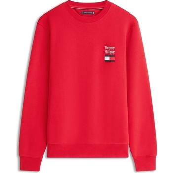 Tommy Hilfiger Блуза Tommy Hilfiger Men's Embro Flag Crew Sweatshirt - Medium Red