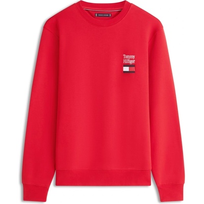Tommy Hilfiger Блуза Tommy Hilfiger Men's Embro Flag Crew Sweatshirt - Medium Red