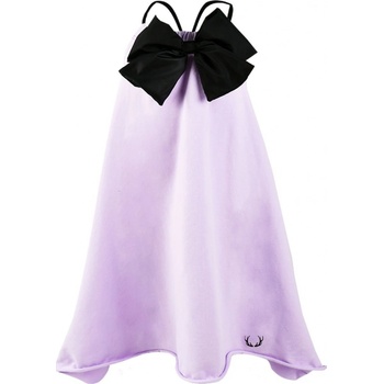 Letné šaty s mašľou lila