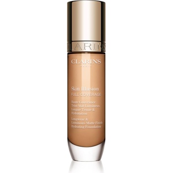 Clarins Skin Illusion Hydrating Foundation високо покривен фон дьо тен цвят 105.5W 30ml
