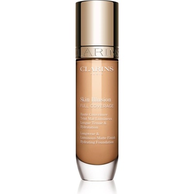 Clarins Skin Illusion Hydrating Foundation високо покривен фон дьо тен цвят 105.5W 30ml